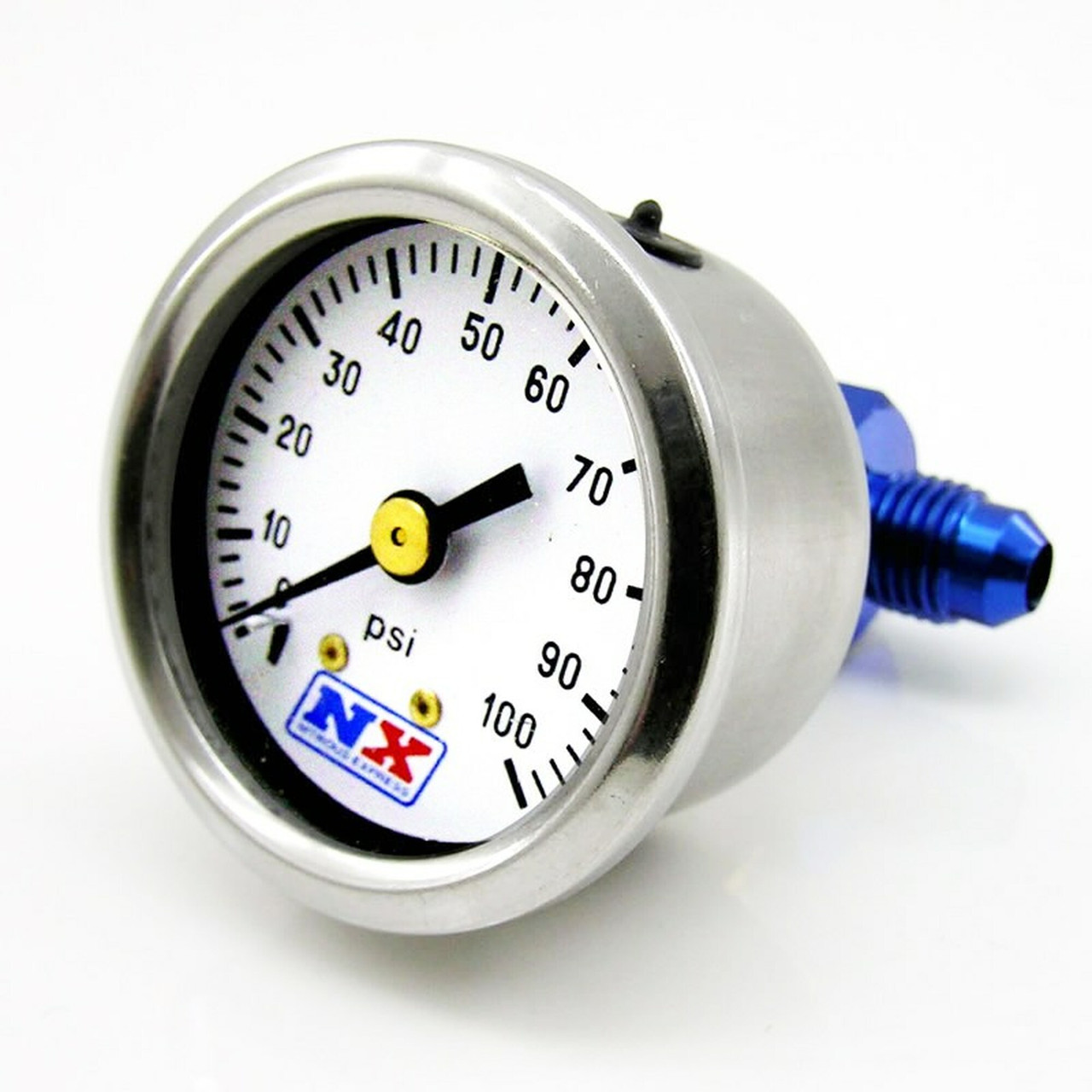 Nitrous Express Fuel Pressure Gauge (0-100 Psi), Part #NX-15512G