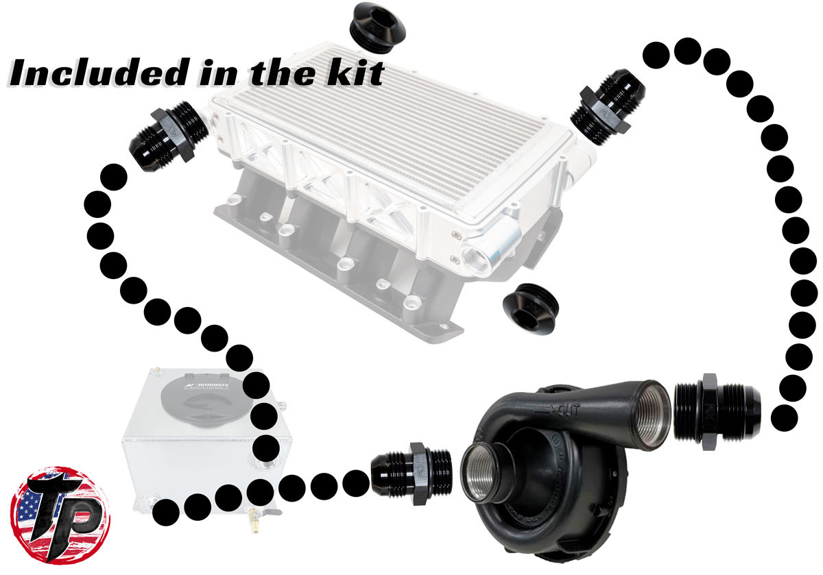 1,800hp+ Intercooler Single Feed Completion Kit Tick Performance, Inc.