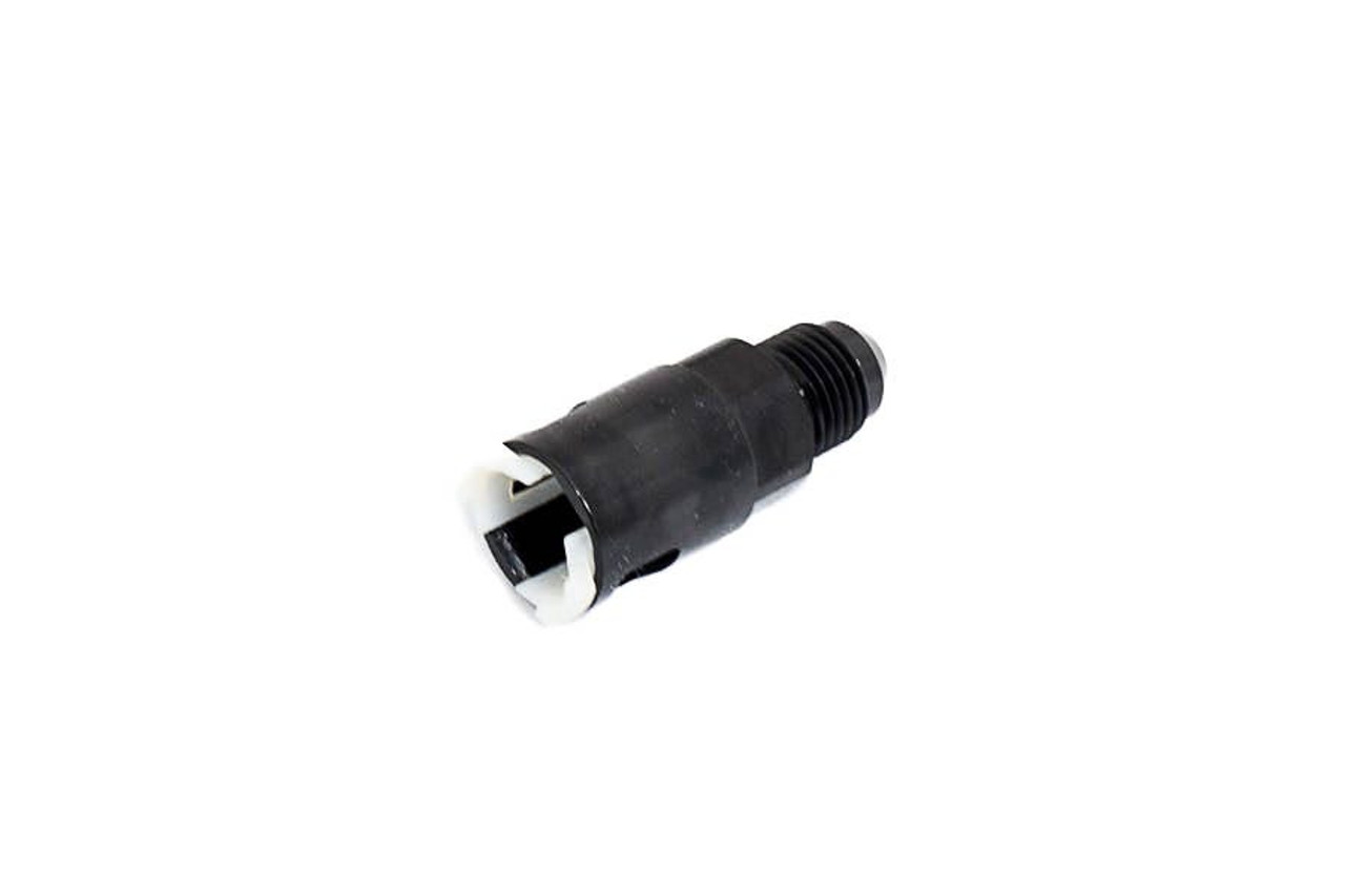 BTR AN FITTINGS - 3/8 QUICK CONNECT TO -6AN - BLACK - ADPT-03-002