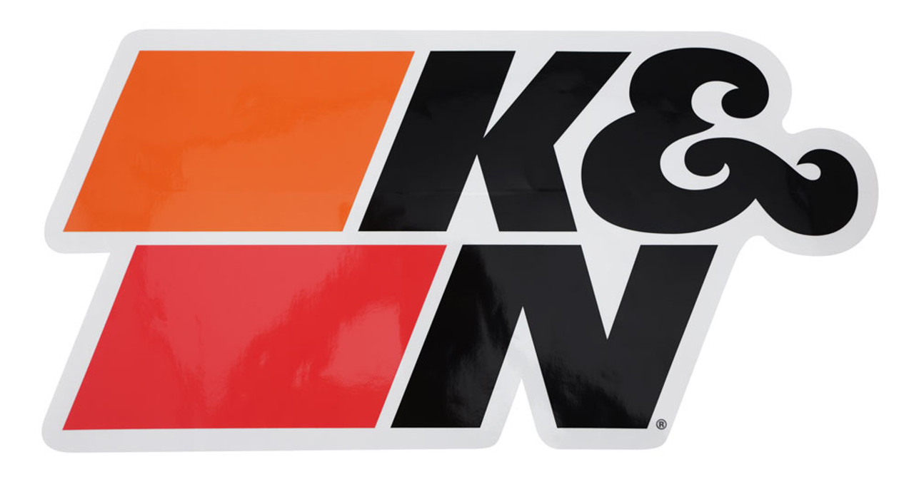 K&N Decal; Die Cut, 10-1/2