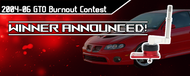 2004-2006 GTO Burnout Contest Winner Announced!