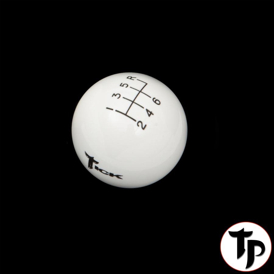 White 6 Speed Shifter Ball Tick Performance