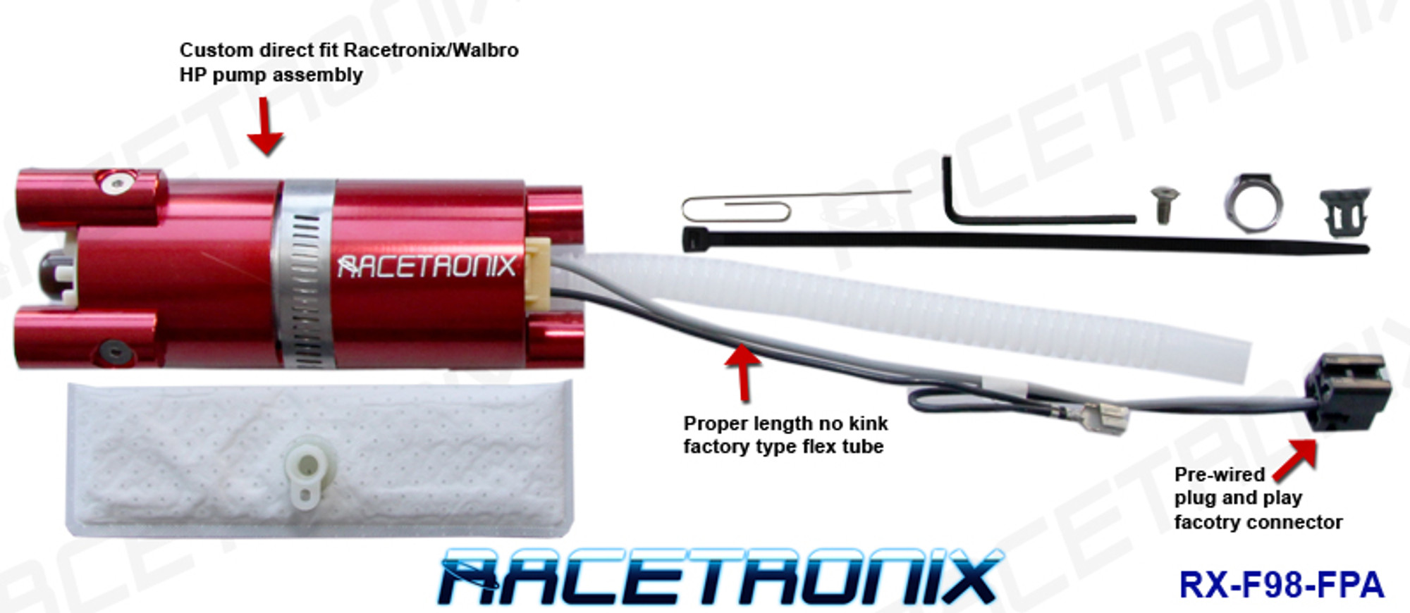 Racetronix F98 Performance Fuel Pump (98 Fbody) - Tick Performance, Inc.