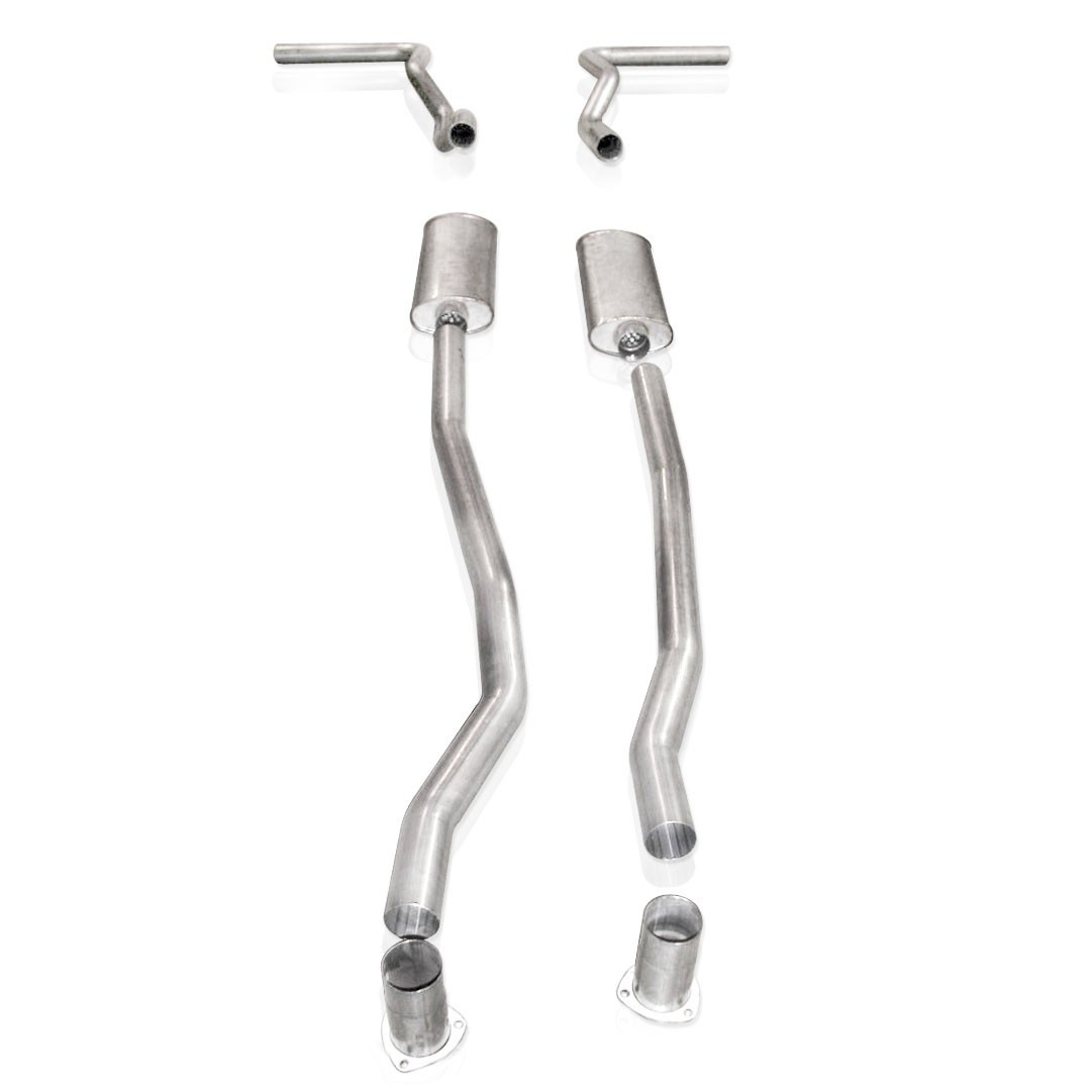Catback Dual Chambered Round Mufflers Performance Connect CT6773CS