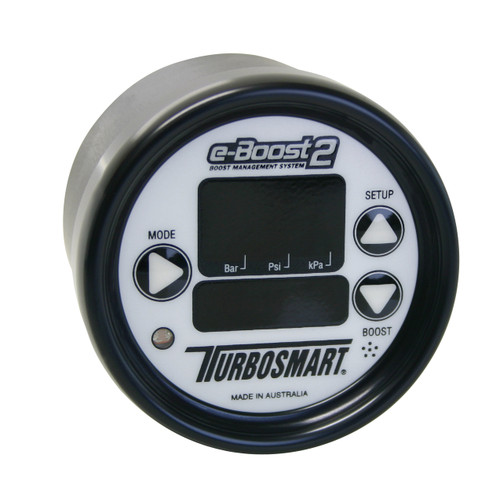 TurboSmart e-Boost 2 66mm White Black, Part #TS-0301-1005