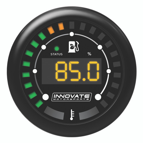 Innovate Motorsports MTX-D: Ethanol Content % & Fuel Temp Gauge Kit (Ethanol Sensor NOT included), Part #3912