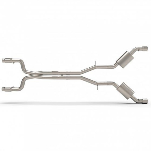 Kooks 3" Catted Exhaust System with Oval Mufflers & Polished Quad Tips for 2016+ Camaro SS & ZL1 #22605251