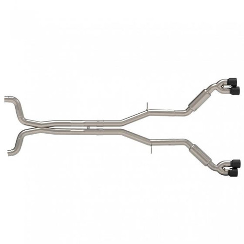 Kooks 3" Catback Exhaust System with Bullet Mufflers & Black Quad Tips for 2016+ Camaro SS & ZL1 #22604161SS