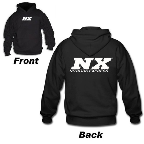 Nitrous Express Black Nx Hoodie, Med, Part #NX-16595