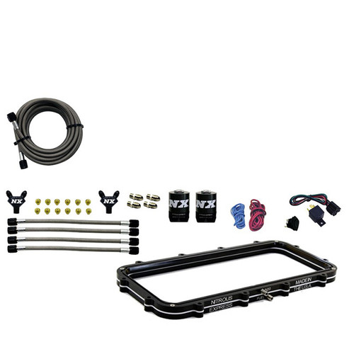 Nitrous Express Holley High Ram Plenum Plate System W/ 10Lb Bottle