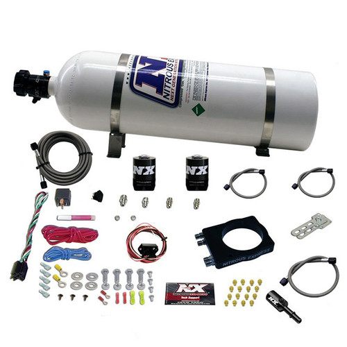 Nitrous Express Dodge Hemi Plate System (50-400Hp) W/ 15Lb Bottle, Part #NX-20944-15