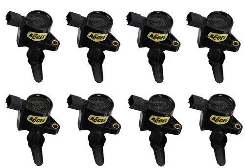 Accel Coil 8Pk, Ford Mod Eng 2-Valve, Black Part #ACC-140032K-8