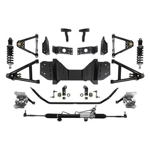 SPEEDMAX FRONT SUSPENSION SYSTEM - SINGLE ADJUSTABLE SHOCKS - SBC BRACKETS