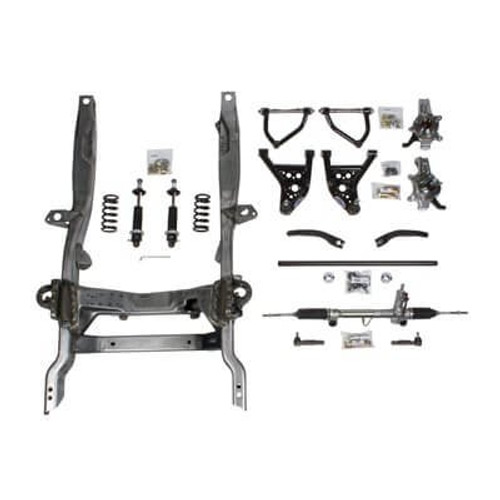 BARE HYDROFORMED SUBFRAME - DOUBLE ADJUSTABLE SHOCKS - SMALL BLOCK CHEVY/LS