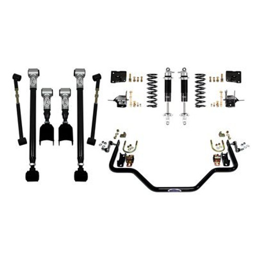 REAR SPEED KIT 3 - SINGLE ADJUSTABLE SHOCKS - STOCK AXLE.