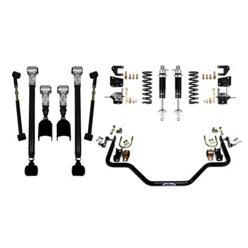  REAR SPEED KIT 3 - SINGLE ADJUSTABLE SHOCKS - STOCK AXLE.