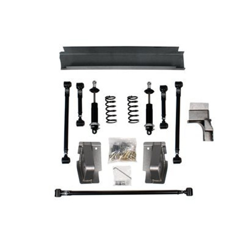 QUADRALINK REAR SUSPENSION KIT WITHOUT AXLE BRACKETS - DOUBLE ADJUSTABLE SHOCKS..