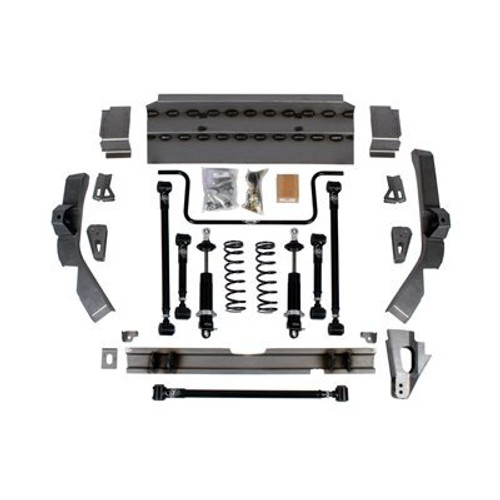 QUADRALINK REAR SUSPENSION KIT WITHOUT AXLE BRACKETS - BASE SHOCKS