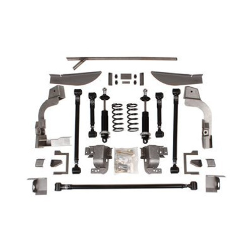 QUADRALINK REAR SUSPENSION KIT WITHOUT AXLE BRACKETS - DOUBLE ADJUSTABLE REMOTE SHOCKS...