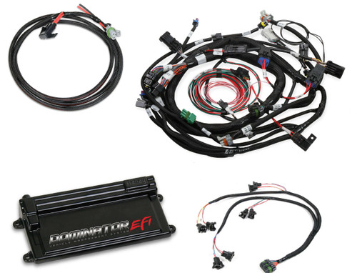 Dominator EFI Kit For Ford, Cop Main Harness W/ Coil On Plugs Main and Sub Harness W/ EV1 Injector Harness