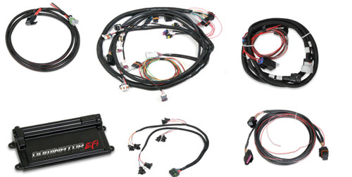 Dominator EFI Kit For LS2 Main Harness W/ 4L60/80E Transmission & DBW W/ EV1 Injector Harness