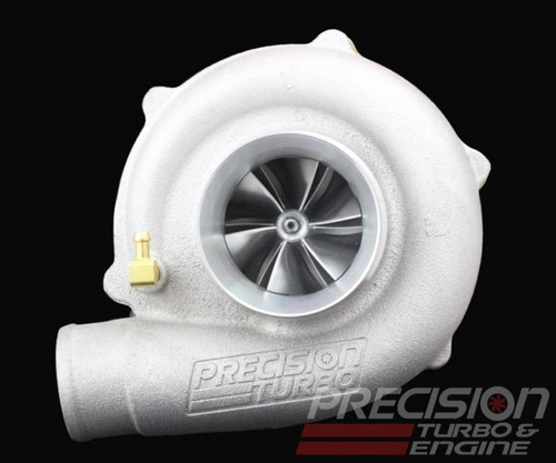 Precision Turbo GEN1 PT6266 BB E CC W/ T3 INLET/4-BOLT DISCHARGE .63 A/R
