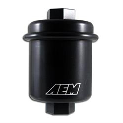 AEM 25-200BK High Volume Fuel Filter, Black Anodized