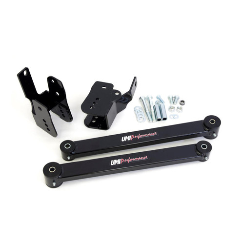 UMI 103460-B 05-14 Mustang Rear Control Arms Kit, Anti-Hop, Black