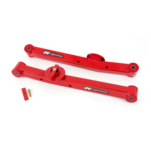 UMI 3655-R 65-70 B-Body Rear Lower Control/Trailing Arms, Red