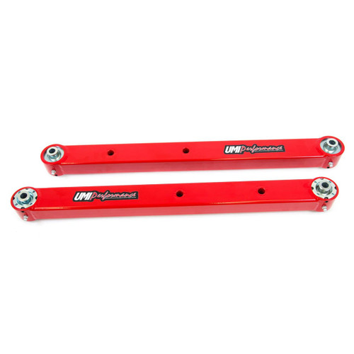 UMI 4042-R 64-72 A-Body Boxed Lower Arms, Dual Roto-Joints, Red
