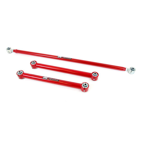 UMI 203438-R 82-02 F-Body Lower Arms, Panhard Bar, Roto, Red