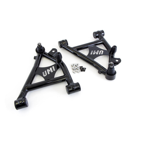 UMI 2051-B 82-92 F-Body Coilover Front Lower A-Arms, Poly, Black