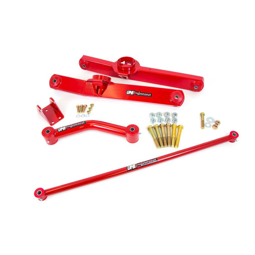 UMI 365001-R 59-64 Chevy B-Body Rear 3-Link Suspension Kit, Red