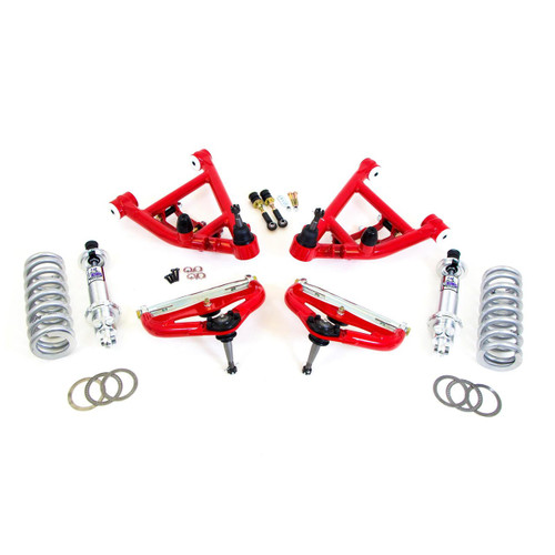 UMI 3059-3-R 78-88 G-Body Front End Kit, 650lb, Drop, Red