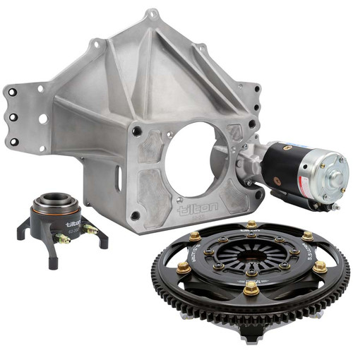 Tilton BELLHOUSING KIT, CHEVY (E), ALUM, 99T, 5.5 ULTRA, 3 DISC, 26-SP, 1/4" MID-PLATE