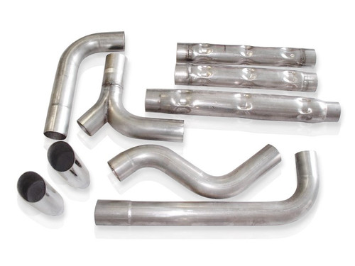 Catback Chambered Rounds Y-Pipe Factory Connect - CA9302CH