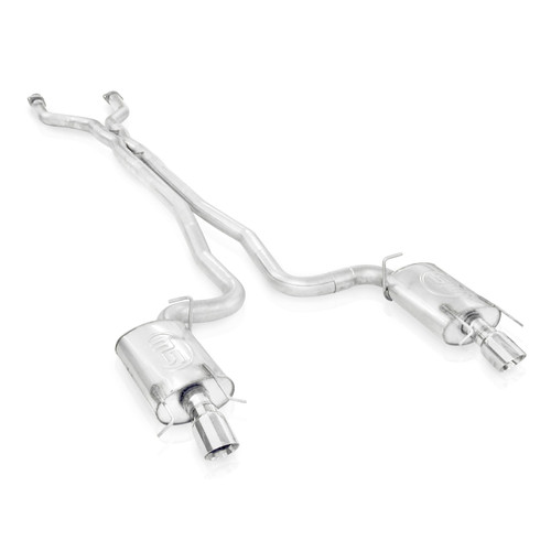 Catback Dual Turbo Chambered Mufflers Factory Connect - CTSV9CBC