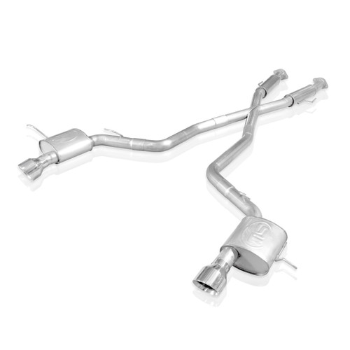 Catback Dual S-Tube Mufflers Factory Connect - JEEP64CB-S