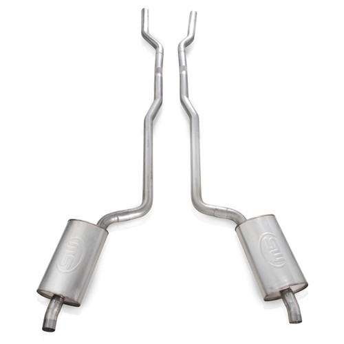 Catback Dual Long Chambered Mufflers Performance Connect - V6872SW