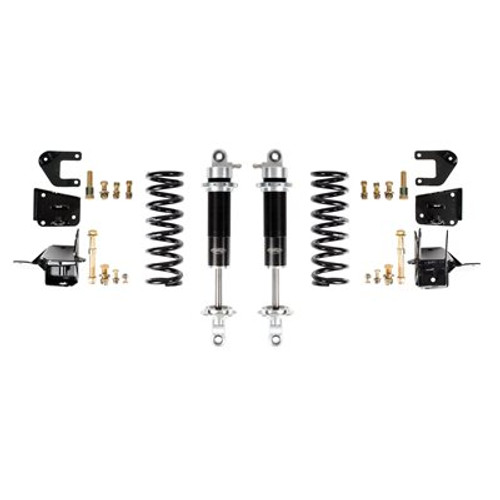 REAR COILOVER CONVERSION KIT - DOUBLE ADJUSTABLE SHOCKS - STOCK AXLE   .