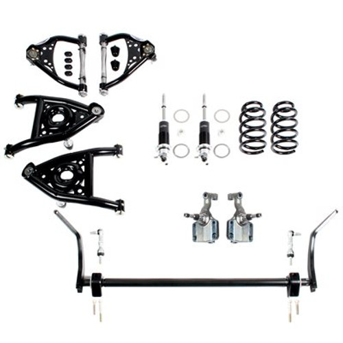  FRONT SPEED KIT 2 - DOUBLE ADJUSTABLE SHOCKS - SPLINED SWAY BAR - BBC