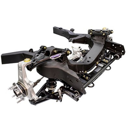  SPEEDRAY™ FRONT SUSPENSION KIT - DOUBLE ADJUSTABLE REMOTE SHOCKS - FABRICATED COILOVER MOUNTS - SBC/LS