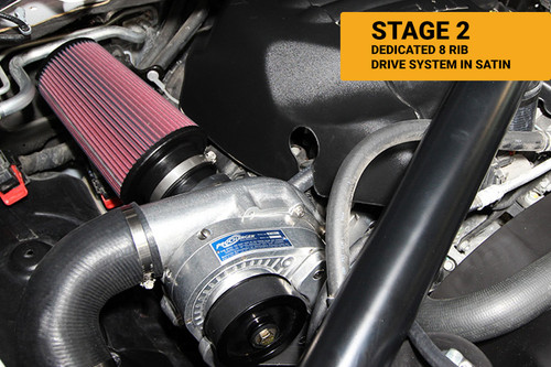 ProCharger Stage II Intercooled System with P-1SC-1 (dedicated 8-rib drive) #1DP315-SCI