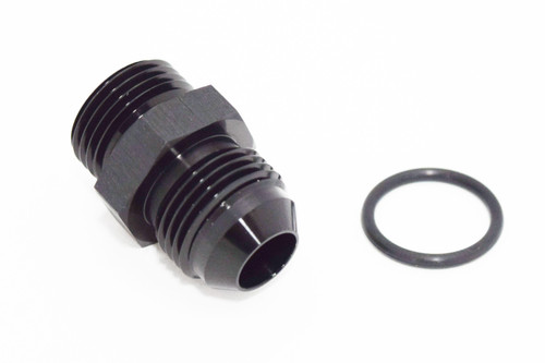 BTR AN FITTINGS - AN TO ORB ADAPTER - 8 ORB TO -8AN - BLACK - ADPT-02-006
