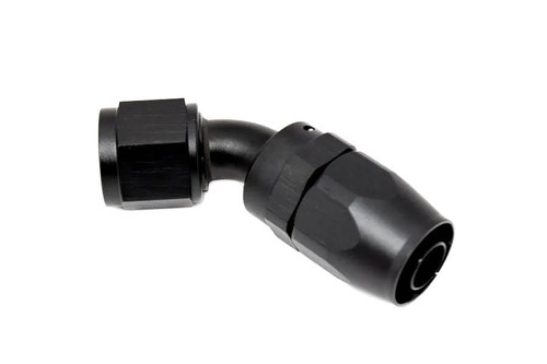 BTR AN FITTINGS - 45° -10AN HOSE END - BLACK - HF-45-010