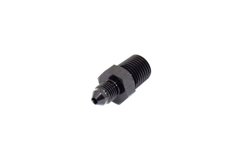 BTR AN FITTINGS - ADAPTER FITTING - 3AN TO 1/4" NPT - BLACK - ADPT-01-002