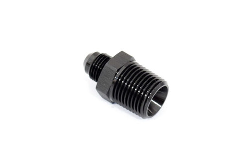 BTR AN FITTINGS - ADAPTER FITTING - 6AN TO 1/2" NPT - BLACK - ADPT-01-008