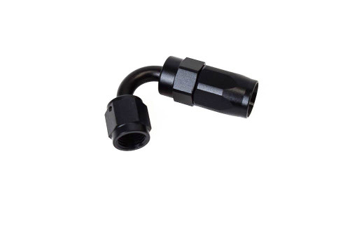 BTR AN FITTINGS - 120° - 4AN HOSE END - BLACK - HF-120-04