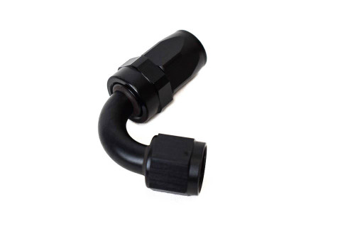 BTR AN FITTINGS - 120° - 8AN HOSE END - BLACK - HF-120-08