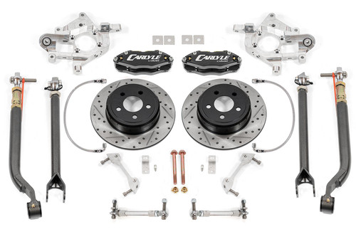 DRP110 - 15" Conversion Kit By Carlyle Racing, Black Calipers, Non-Demon/Redeye